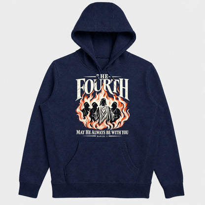 The Fourth May He Always Be With You, Daniel 3, Gift For Christian Sci-Fi Fans - 2D Unisex Hoodie