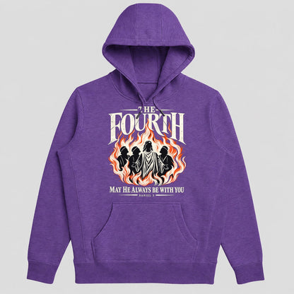 The Fourth May He Always Be With You, Daniel 3, Gift For Christian Sci-Fi Fans - 2D Unisex Hoodie
