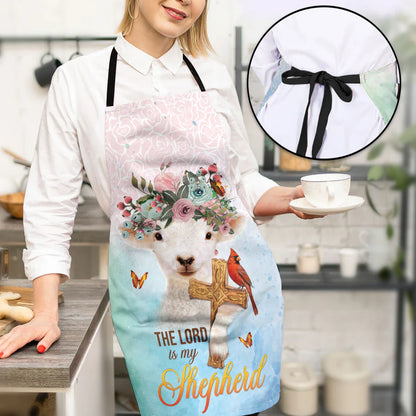 The Lord Is My Shepherd - Apron With Neck Strap