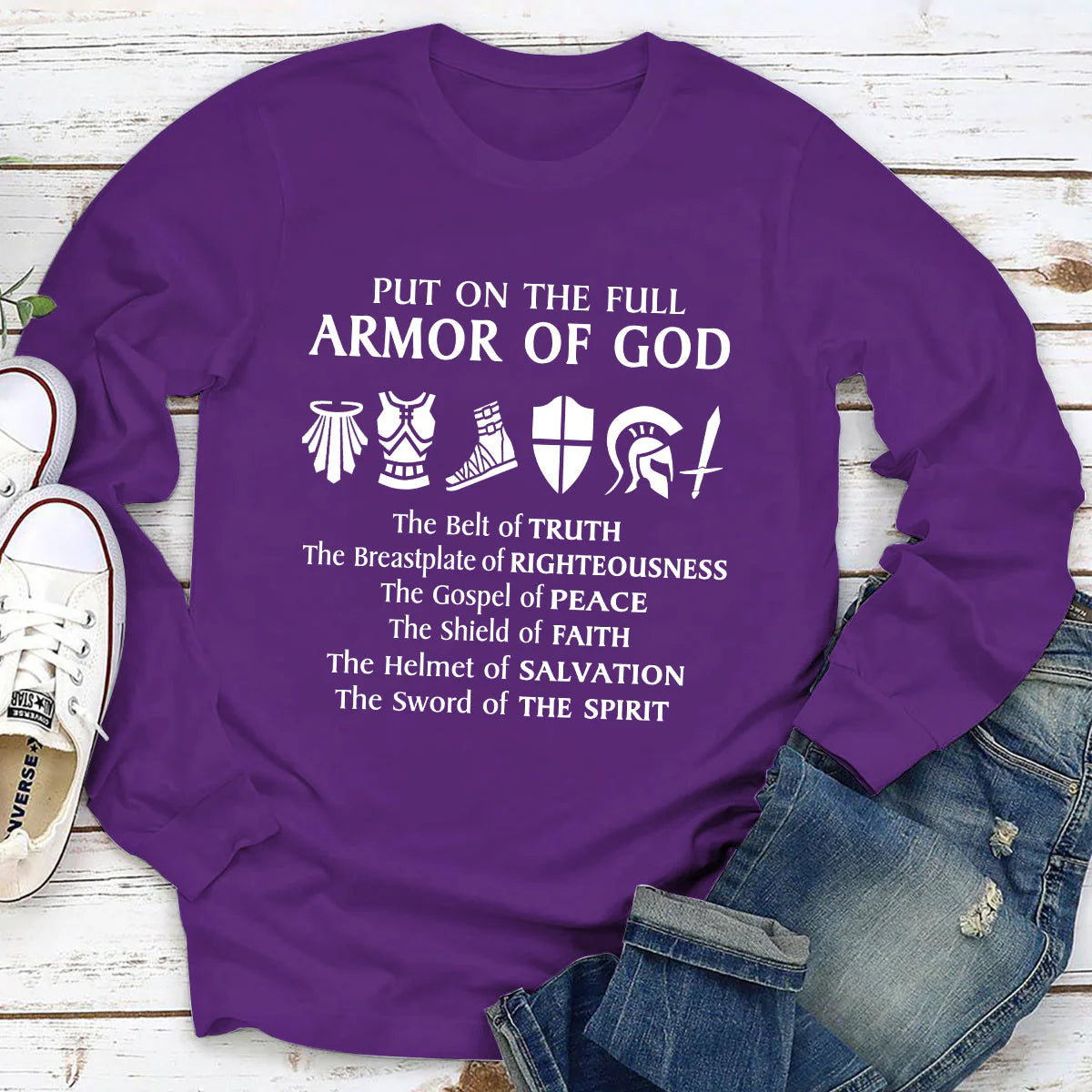 The Shield of Faith | 2D Unisex Long Sleeve