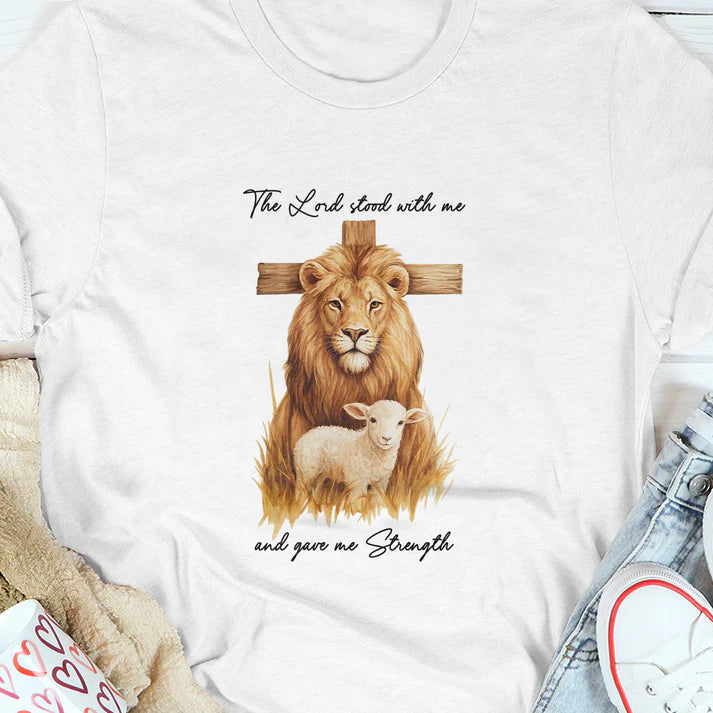 The Lord Stood With Me  | 2D Unisex T-shirt