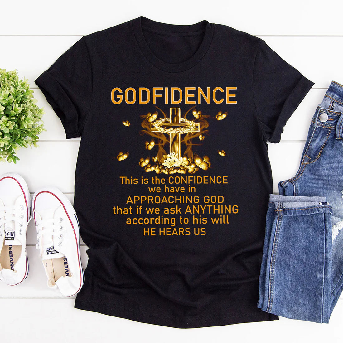 This Is The Confidence We Have In Approaching God | 2D Unisex T-shirt