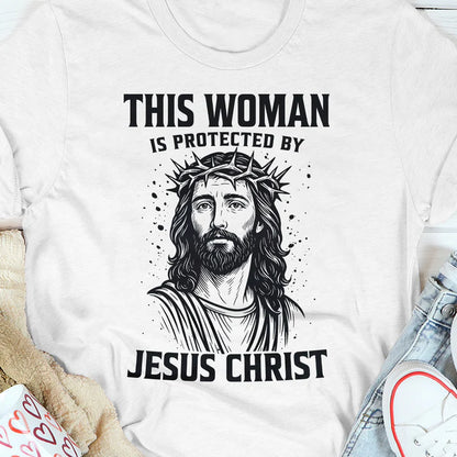 This Man Is Protected By Jesus | 2D Unisex T-shirt