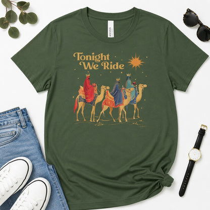 Tonight We Ride, Gift For Christian Christmas Lovers - 2D Unisex Premium T-shirt