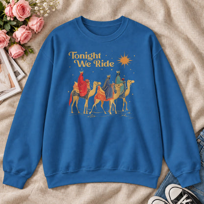 Tonight We Ride, Gift For Christian Christmas Lovers - 2D Unisex Sweatshirt