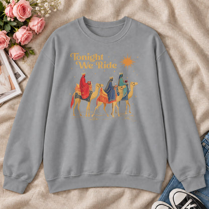 Tonight We Ride, Gift For Christian Christmas Lovers - 2D Unisex Sweatshirt