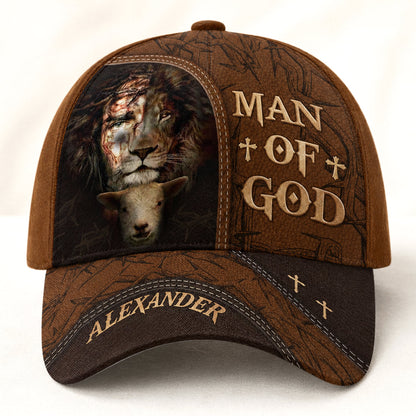 Man Of God, Christian Gift | Personalized Classic Cap