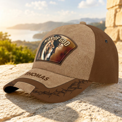 Man Of God, Gift For Men | Personalized Classic Cap