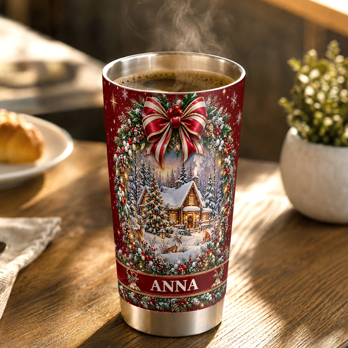 Jesus Is Reason For The Season, Gift For Mom | Personalized Stainless Steel Tumbler