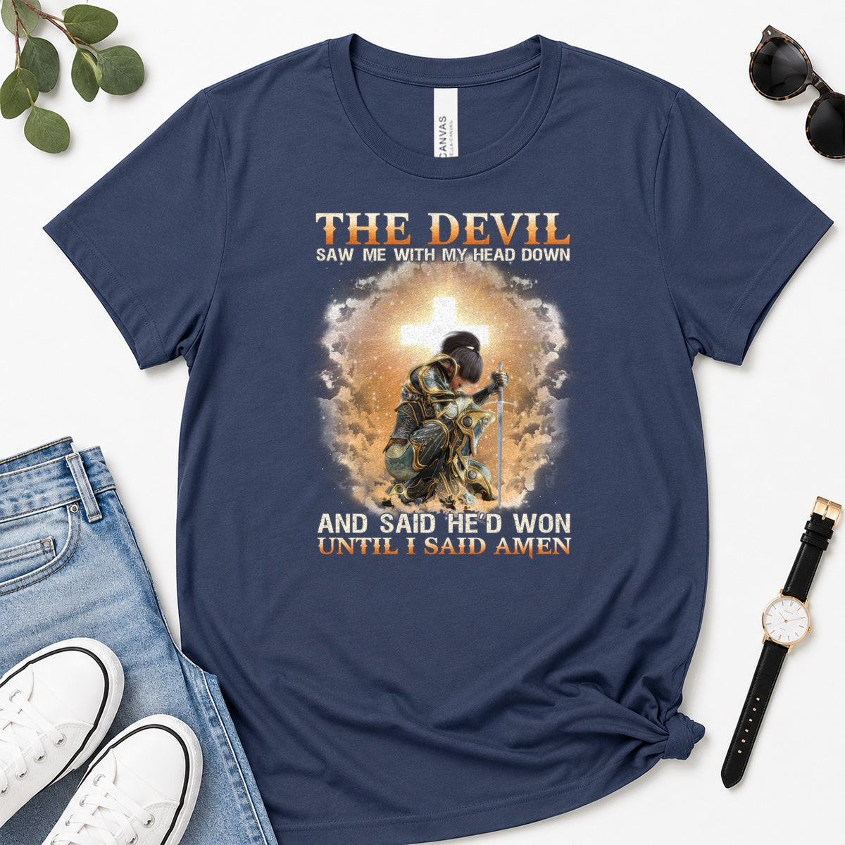Until I Said Amen, Gift For Christian Prayer Warriors - 2D Unisex Premium T-shirt