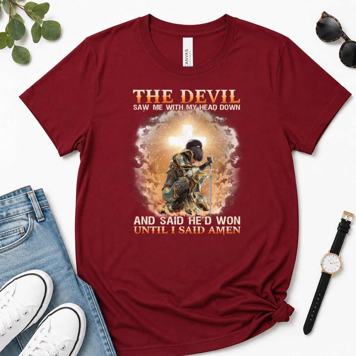 Until I Said Amen, Gift For Christian Prayer Warriors - 2D Unisex Premium T-shirt