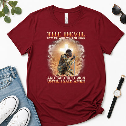 Until I Said Amen, Gift For Christian Prayer Warriors - 2D Unisex Premium T-shirt