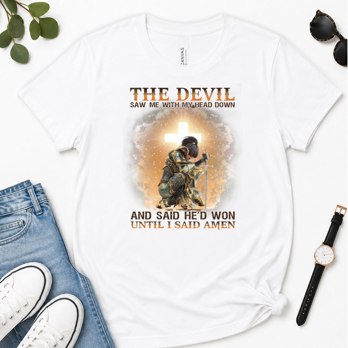 Until I Said Amen, Gift For Christian Prayer Warriors - 2D Unisex Premium T-shirt