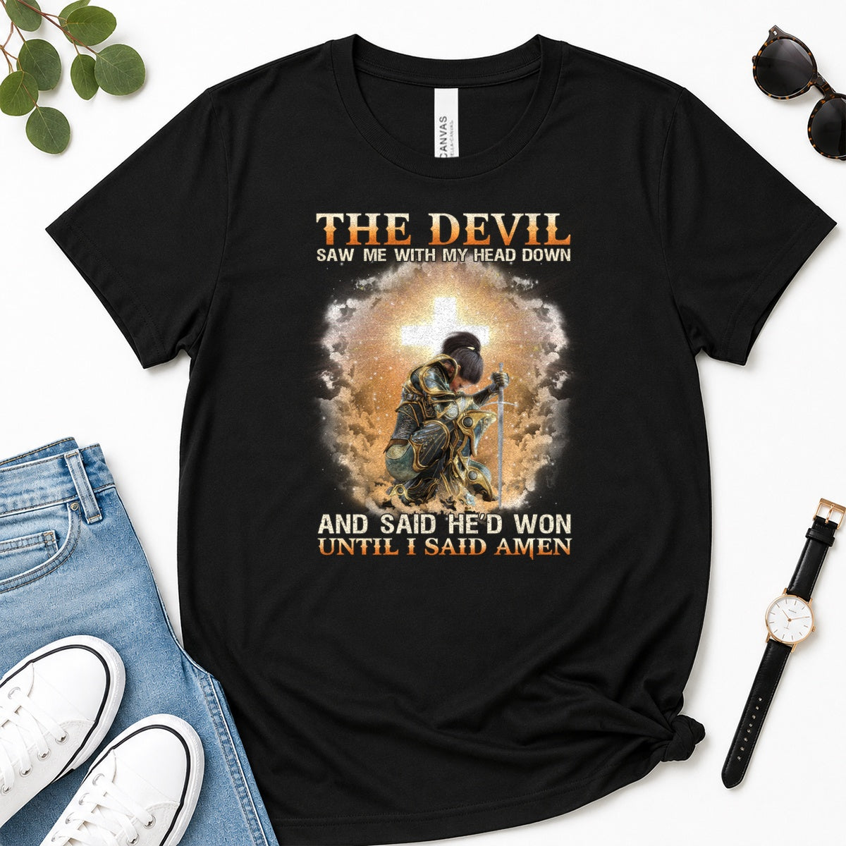 Until I Said Amen, Gift For Christian Prayer Warriors - 2D Unisex Premium T-shirt
