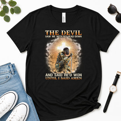 Until I Said Amen, Gift For Christian Prayer Warriors - 2D Unisex Premium T-shirt