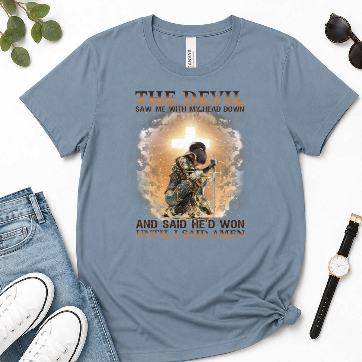 Until I Said Amen, Gift For Christian Prayer Warriors - 2D Unisex Premium T-shirt
