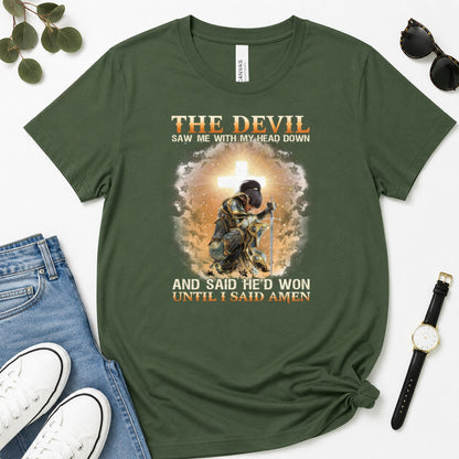 Until I Said Amen, Gift For Christian Prayer Warriors - 2D Unisex Premium T-shirt