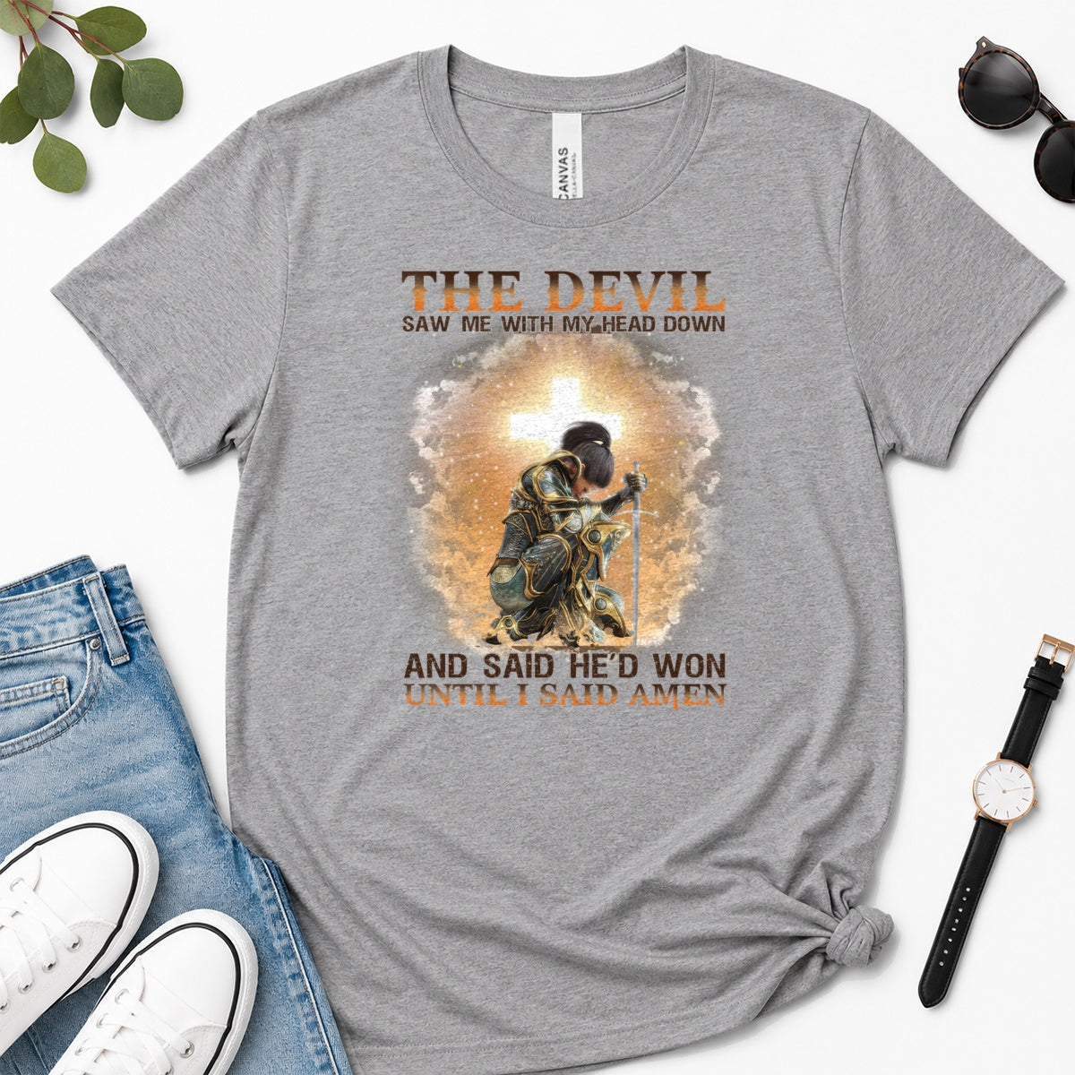 Until I Said Amen, Gift For Christian Prayer Warriors - 2D Unisex Premium T-shirt