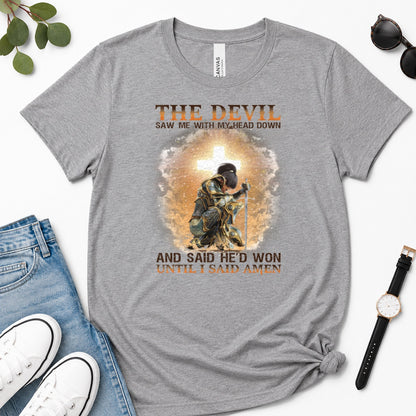 Until I Said Amen, Gift For Christian Prayer Warriors - 2D Unisex Premium T-shirt
