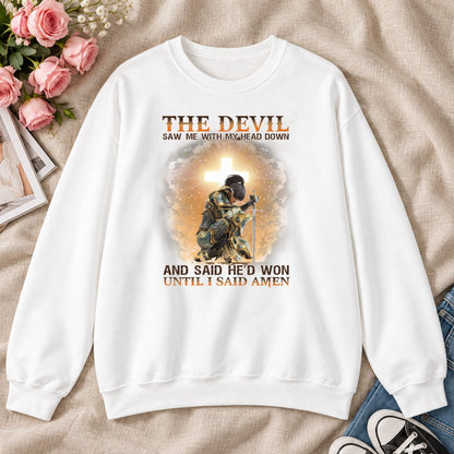 Until I Said Amen Gift For Christian Prayer Warriors - 2D Unisex Sweatshirt