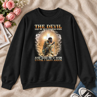 Until I Said Amen Gift For Christian Prayer Warriors - 2D Unisex Sweatshirt