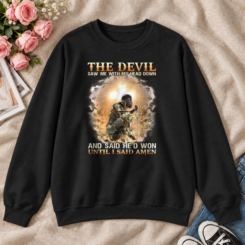 Until I Said Amen Gift For Christian Prayer Warriors - 2D Unisex Sweatshirt