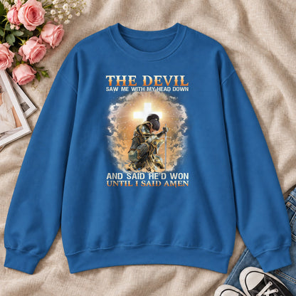 Until I Said Amen Gift For Christian Prayer Warriors - 2D Unisex Sweatshirt