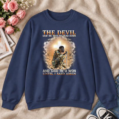 Until I Said Amen Gift For Christian Prayer Warriors - 2D Unisex Sweatshirt