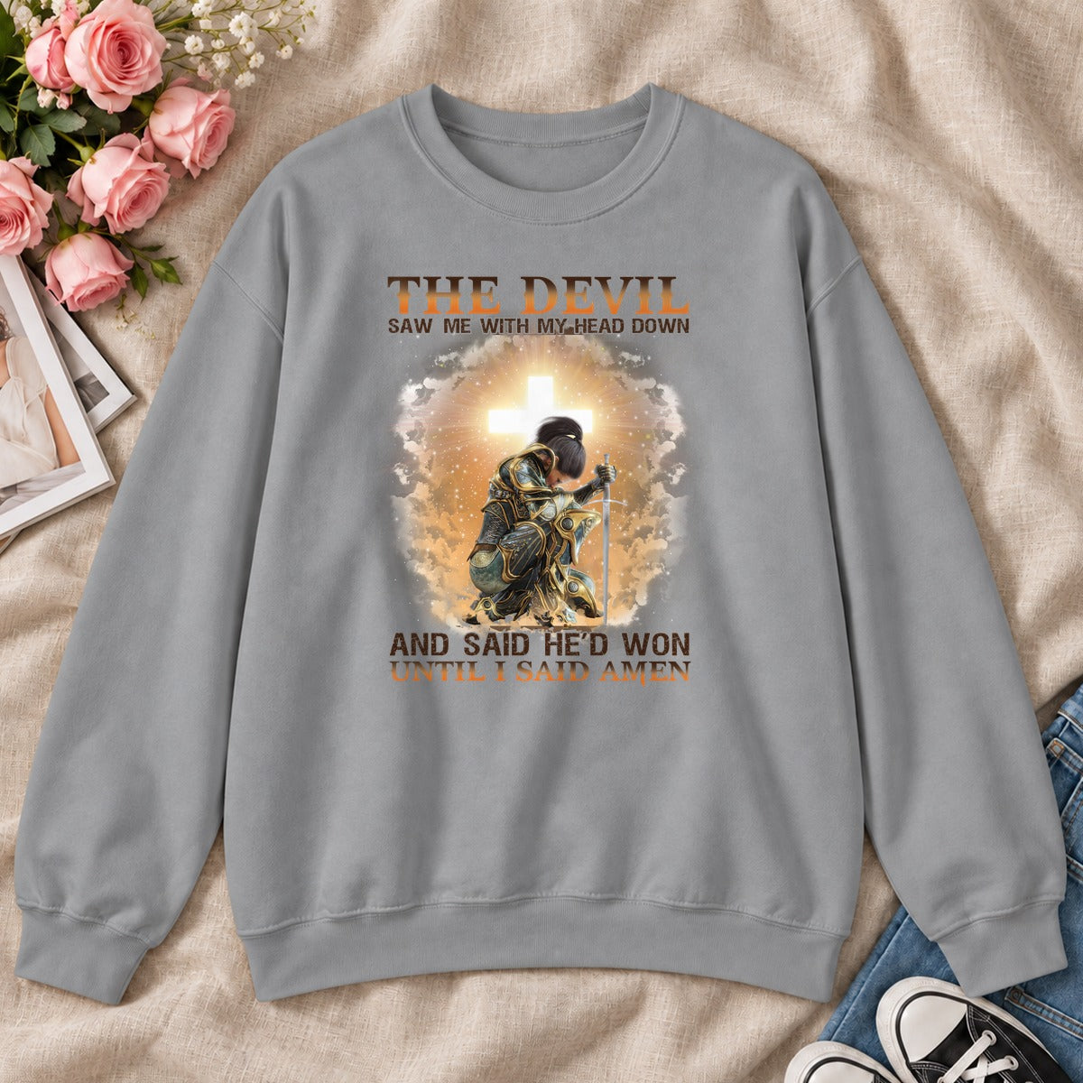 Until I Said Amen Gift For Christian Prayer Warriors - 2D Unisex Sweatshirt