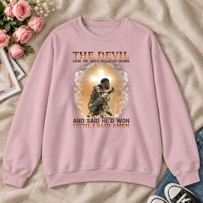 Until I Said Amen Gift For Christian Prayer Warriors - 2D Unisex Sweatshirt