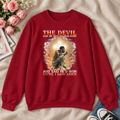 Until I Said Amen Gift For Christian Prayer Warriors - 2D Unisex Sweatshirt