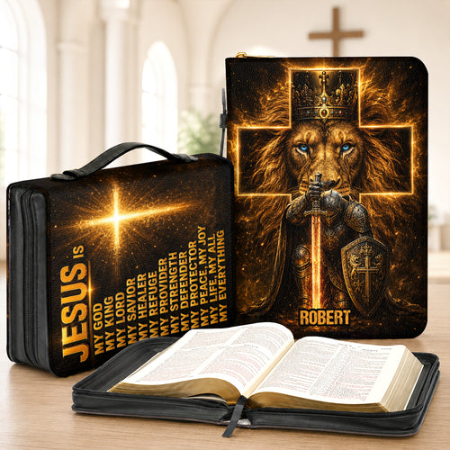 Jesus Is My God, Gift For Men | Personalized Bible Cover