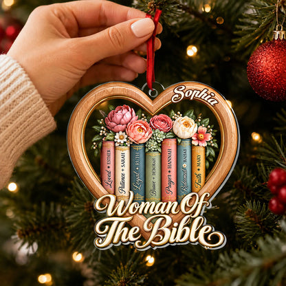 Woman Of The Bible, Gift For Women | Personalized 1-Layer Acrylic Ornament