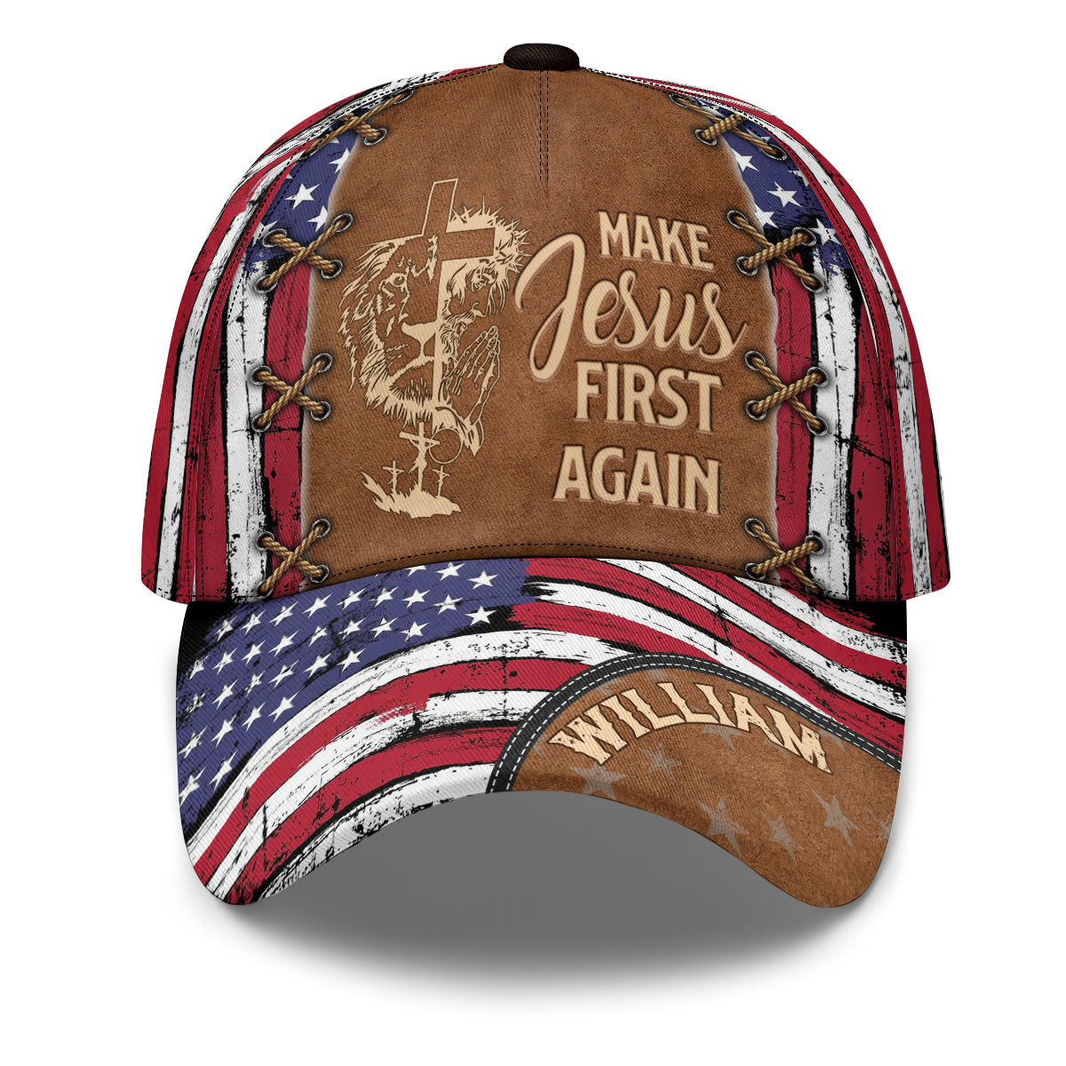 Make Jesus First Again | Personalized Classic Cap