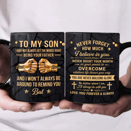 Watching You Be A Dad , Gift For Dad | Personalized Ceramic Coffee Mug