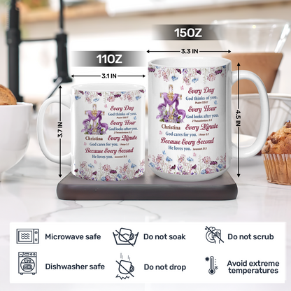 Always Loved By God, Gift of Love | Personalized Ceramic Coffee Mug