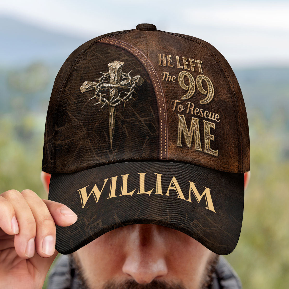 He Left The 99 To Rescue Me | Personalized Classic Cap