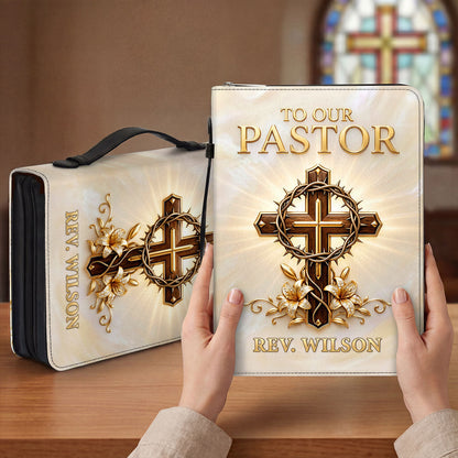To Our Pastor For Having The Heart Of A Servant Leader | Personalized Bible Cover