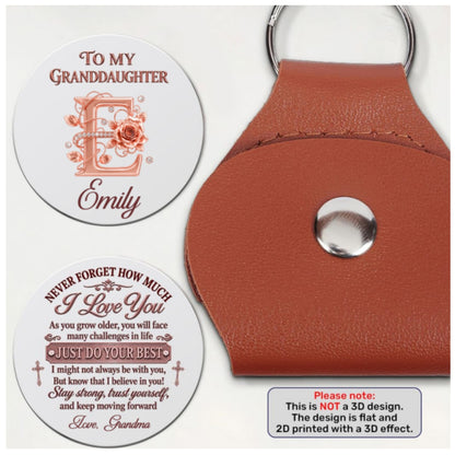 To My Granddaughter And Daughter, Gift For Granddaughter | Personalized Pocket Hug