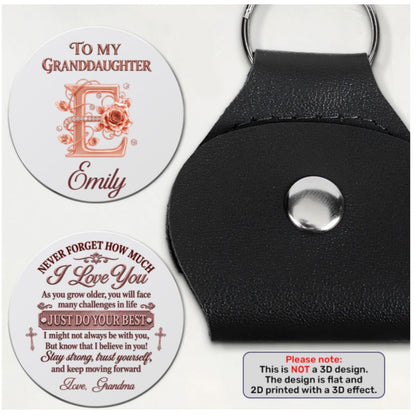 To My Granddaughter And Daughter, Gift For Granddaughter | Personalized Pocket Hug
