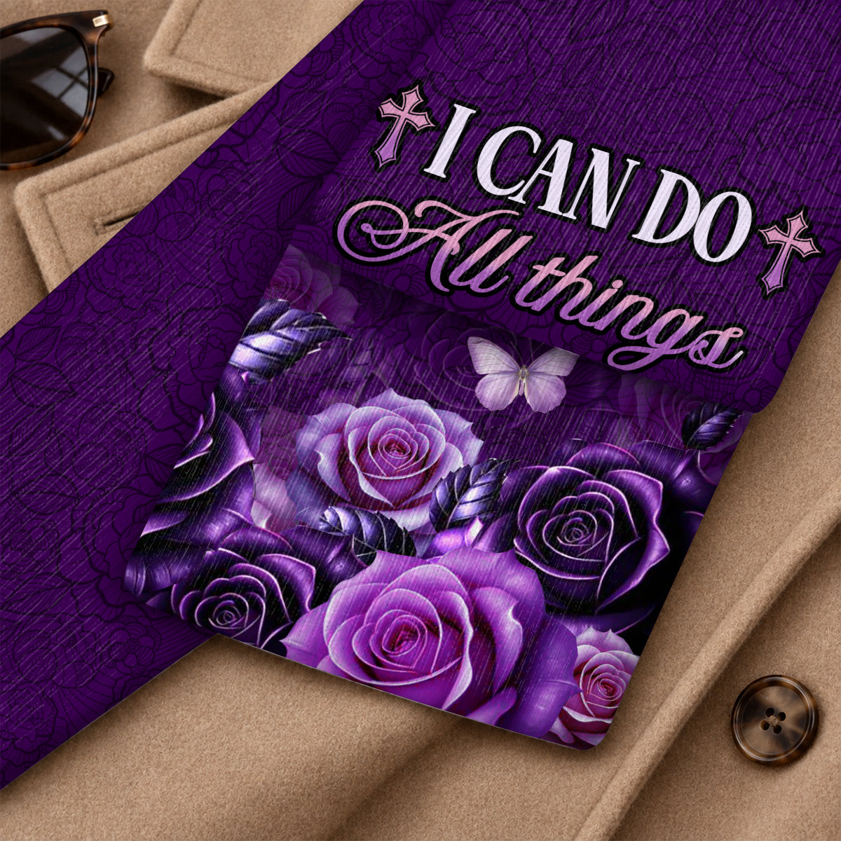 I Can Do All Things Through Christ Who Strengthens Me, Gift For Women | Personalized Scarf