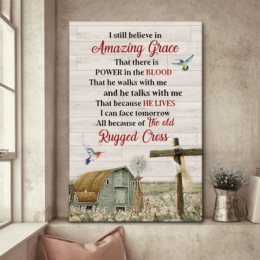 Amazing Grace  - Personalized Canvas
