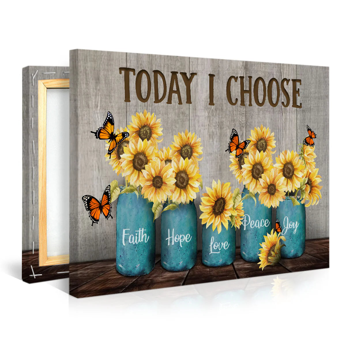 Today I Choose Faith - Personalized Canvas