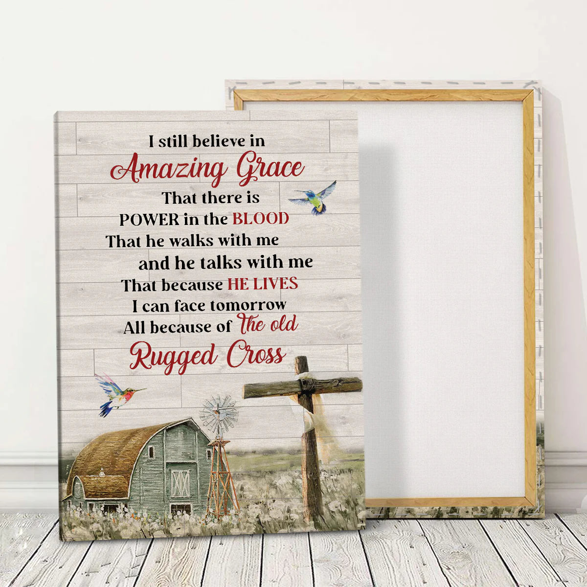 Amazing Grace  - Personalized Canvas