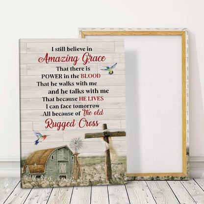 Amazing Grace  - Personalized Canvas