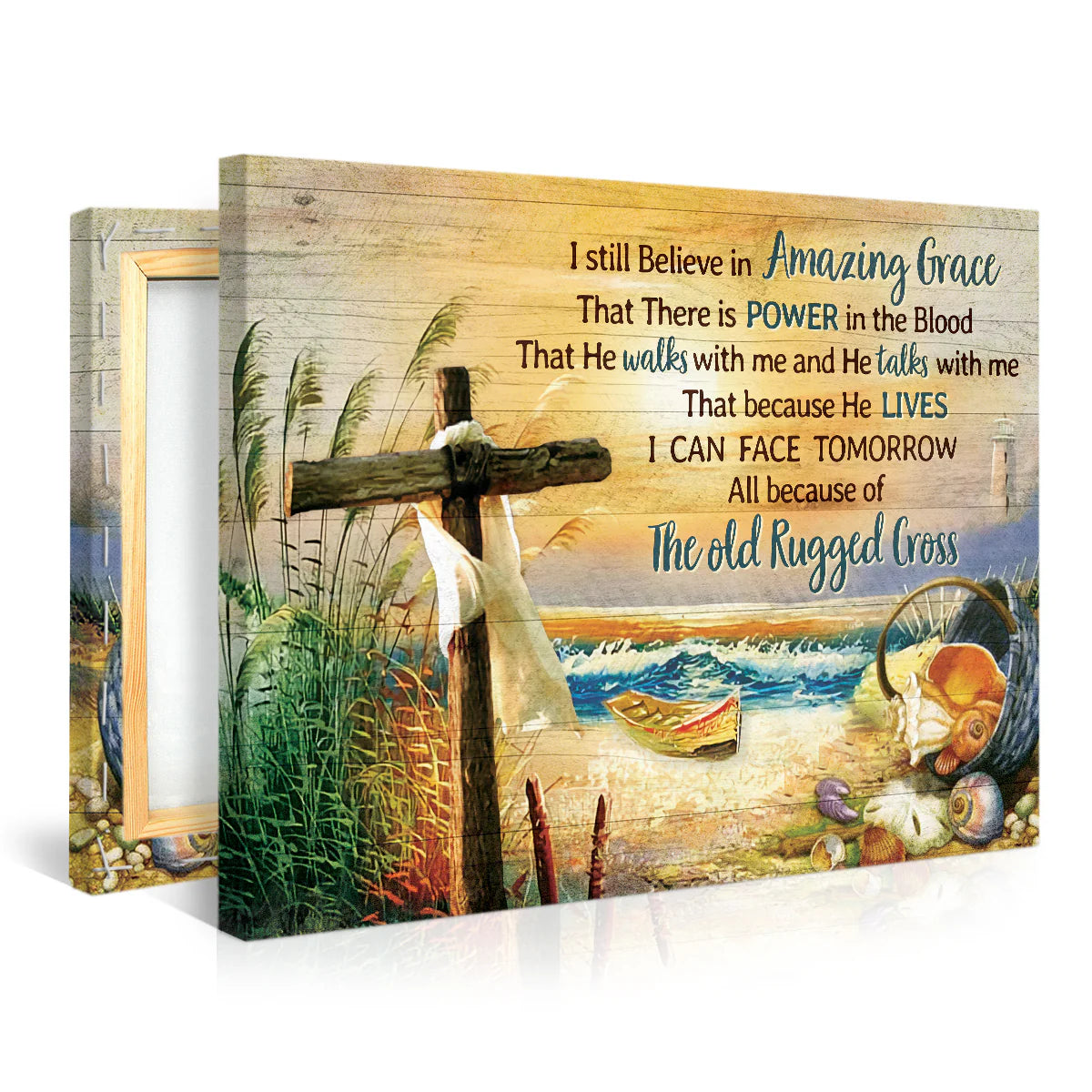 I Still Believe In Amazing Grace - Personalized Canvas