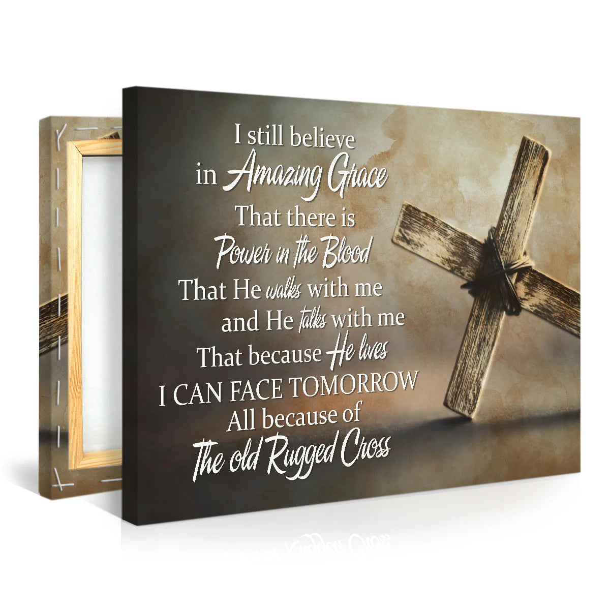 I Still Believe In Amazing Grace - Personalized Canvas