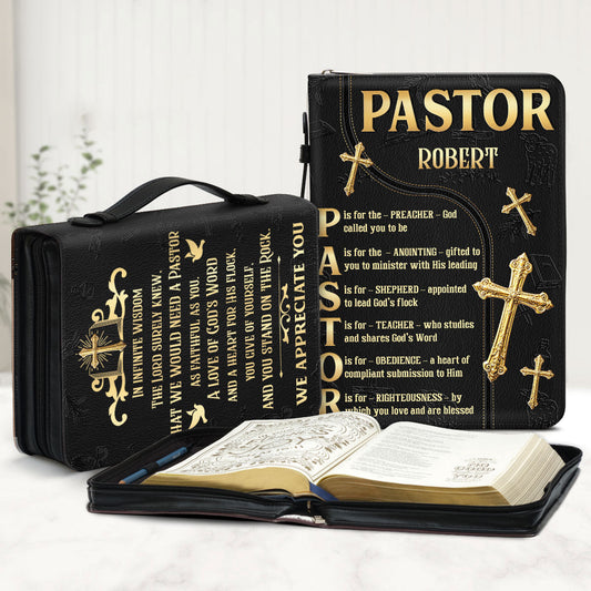 A Gift For Our Pastor | Personalized Bible Cover