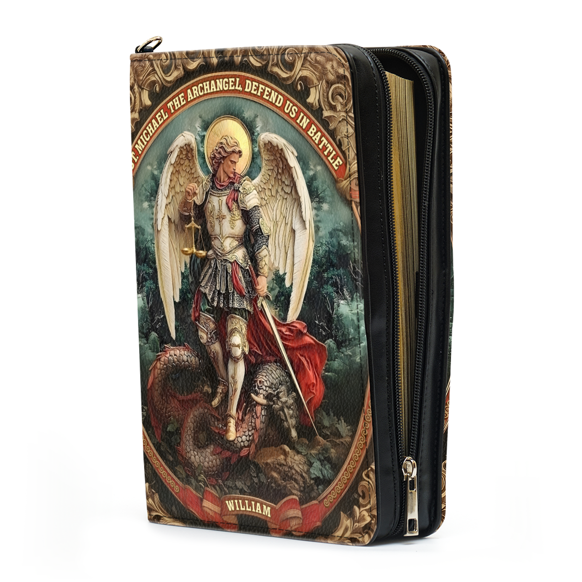 Defender Of Heaven | Personalized Bible Cover