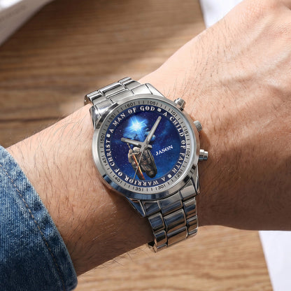 A Man Of God | Personalized Men's Wrist Watch